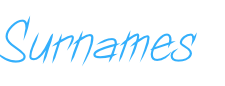 Surnames